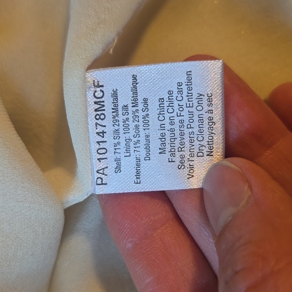 Parker silk shimmering gold camisole - Picture 10 of 13